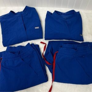 Figs Technical women’s Payson Henley Scrub Top Regina joggers XL